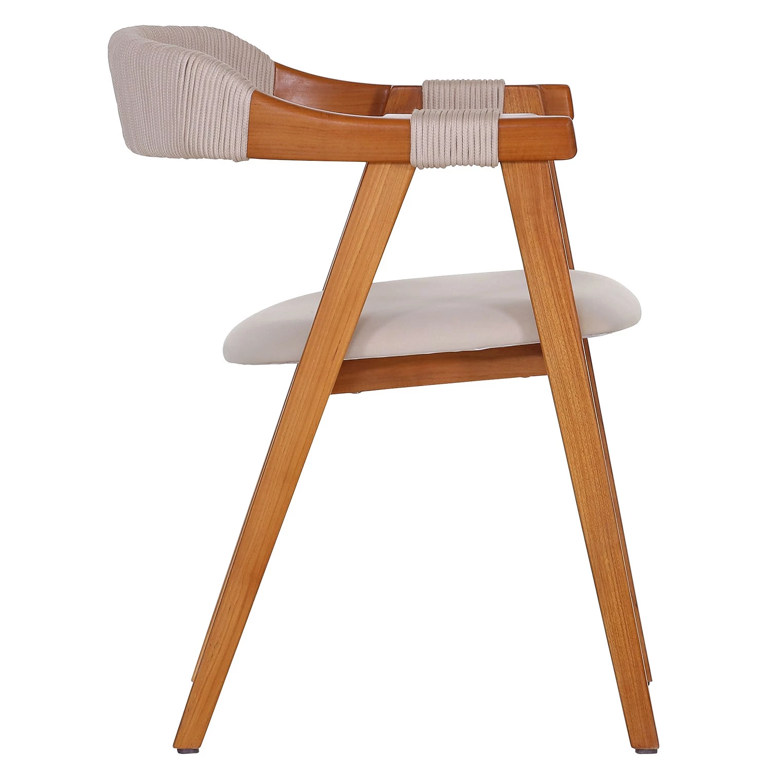 Naturoo Armlehnenstuhl Najac I - Recycled Teak massiv / Juteseil & Webstoff - Beige 6 Naturoo Armlehnenstuhl Najac I - Recycled Teak massiv / Juteseil & Webstoff - Beige – Bild 6