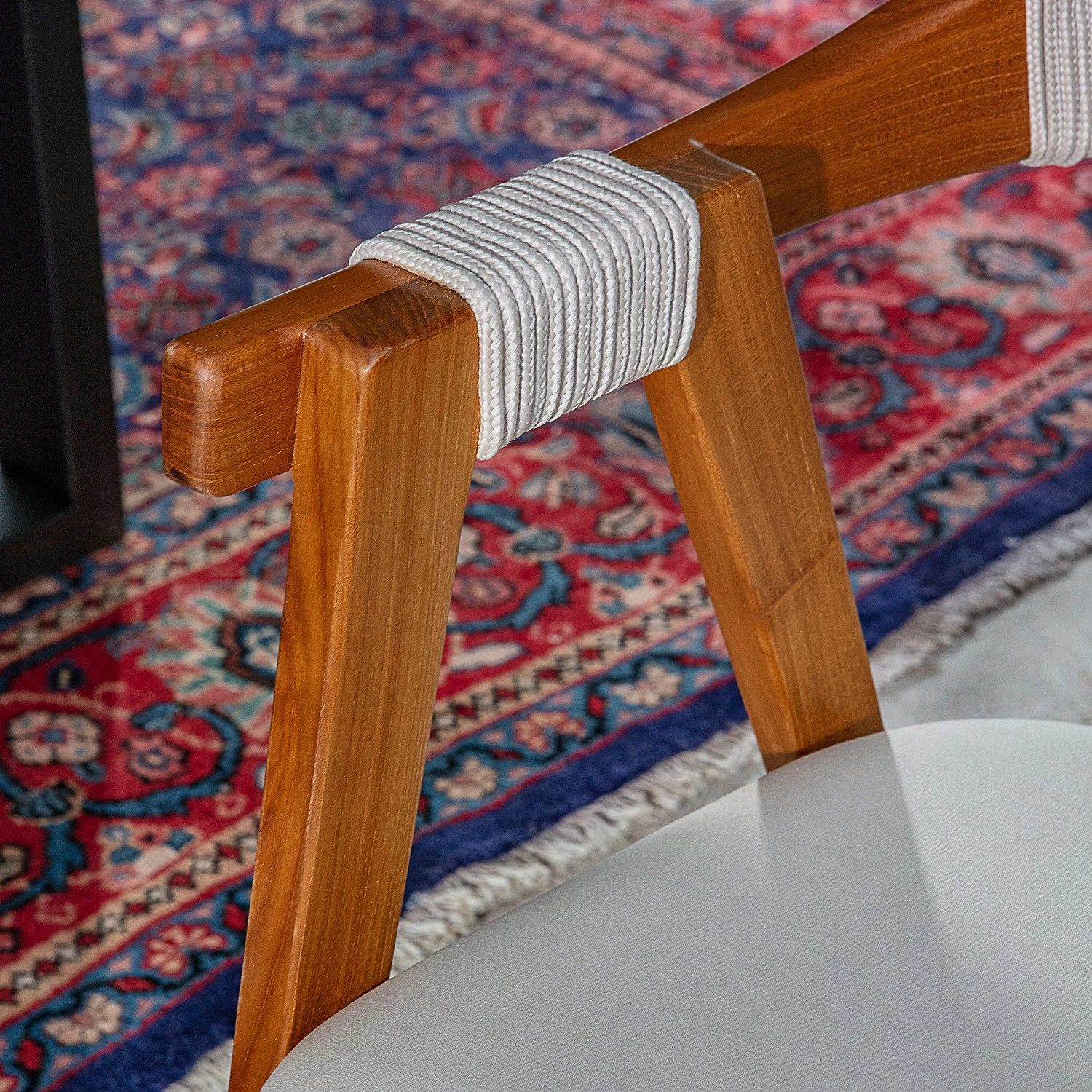 Naturoo Armlehnenstuhl Najac I - Recycled Teak massiv / Juteseil & Webstoff - Beige 11 Naturoo Armlehnenstuhl Najac I - Recycled Teak massiv / Juteseil & Webstoff - Beige – Bild 11