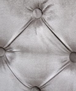 Velvet Studio Polsterstuhl Sancey (2er-Set) - Samt / Buche massiv - Hellgrau / Schwarz -Deutschland Stühle Verkaufs-Shop 1000241550 210121 14212900031 DETAILS P000000001000241550