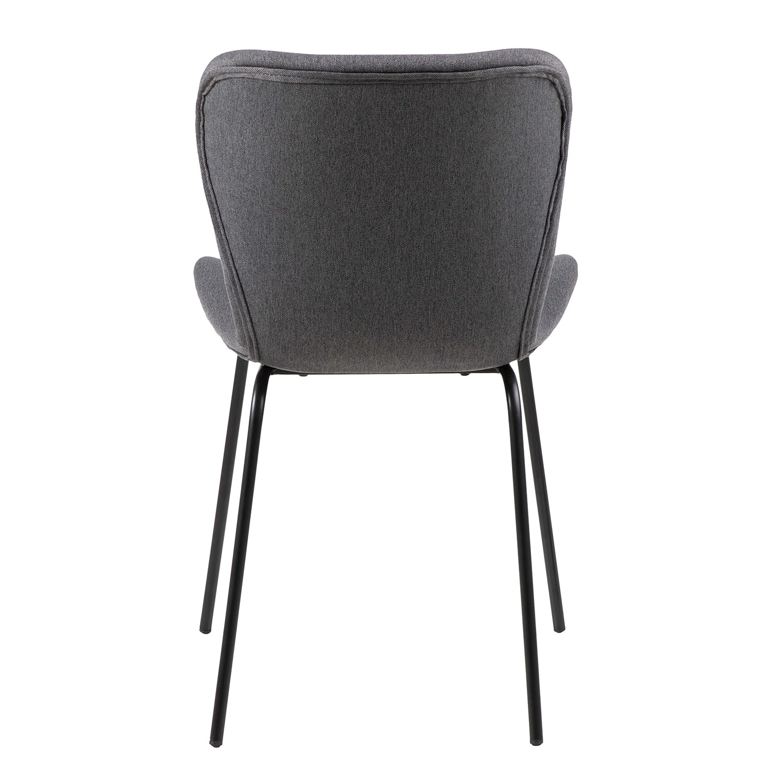 Mørteens Esszimmerstuhl Livaras VI (2er-Set) - Webstoff / Eisen - Grau / Schwarz 6 Mørteens Esszimmerstuhl Livaras VI (2er-Set) - Webstoff / Eisen - Grau / Schwarz – Bild 6