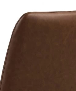 Fredriks Bürostuhl Mailly - Kunstleder / Eisen - Vintage Braun / Schwarz -Deutschland Stühle Verkaufs-Shop 1000246591 210209 12132300302 DETAILS P000000001000246591