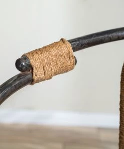 Ars manufacti Armlehnenstuhl Dissay - Jute geflochten / Eisen - Natur / Schwarz -Deutschland Stühle Verkaufs-Shop 1000246784 220517 045 DETAILS P000000001000246784