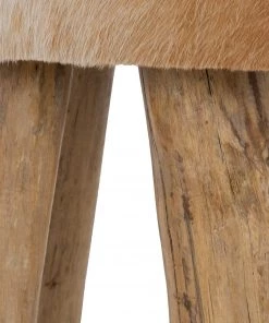 My Flair Fellhocker Buoux I - Kuhfell / Tanne massiv -Deutschland Stühle Verkaufs-Shop 1000252412 210317 11322400028 DETAILS P000000001000252412