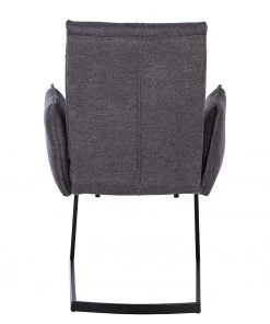Jack & Alice Freischwinger Lecelles - Webstoff / Metall - Dunkelgrau -Deutschland Stühle Verkaufs-Shop 1000255021 220401 032 DETAILS P000000001000255021