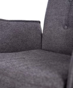 Jack & Alice Freischwinger Lecelles - Webstoff / Metall - Dunkelgrau -Deutschland Stühle Verkaufs-Shop 1000255021 220401 036 DETAILS P000000001000255021