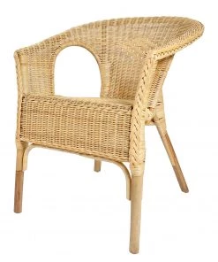 Ars Natura Armlehnenstuhl Biville - Rattan - Natur