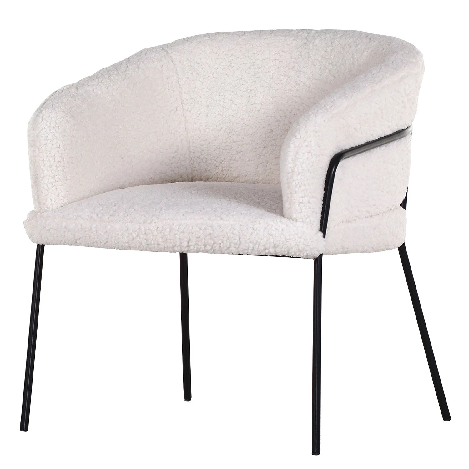 Red Living Armlehnenstuhl Bonneville - Microfaser / Eisen - Weiß / Schwarz 1 Red Living Armlehnenstuhl Bonneville - Microfaser / Eisen - Weiß / Schwarz