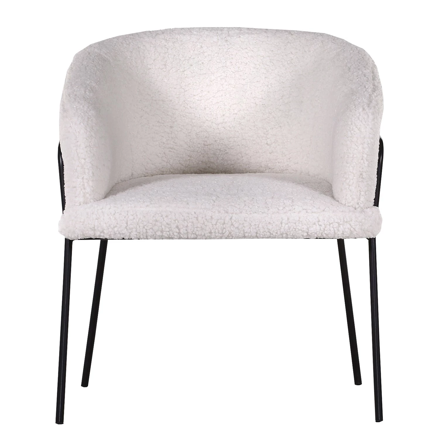 Red Living Armlehnenstuhl Bonneville - Microfaser / Eisen - Weiß / Schwarz 4 Red Living Armlehnenstuhl Bonneville - Microfaser / Eisen - Weiß / Schwarz – Bild 4