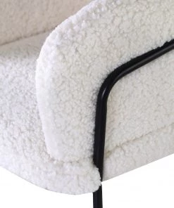 Red Living Armlehnenstuhl Bonneville - Microfaser / Eisen - Weiß / Schwarz 12 Red Living Armlehnenstuhl Bonneville - Microfaser / Eisen - Weiß / Schwarz -Deutschland Stühle Verkaufs-Shop 1000255597 210330 14172000009 DETAILS P000000001000255597