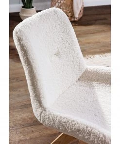 Red Living Polsterstuhl Bonlieu (2er-Set) - Bouclé / Eiche massiv - Weiß / Eiche -Deutschland Stühle Verkaufs-Shop 1000255638 210909 15183000010 DETAILS P000000001000255638