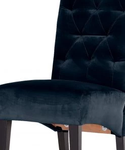 Red Living Polsterstuhl Selda III - Samt / Buche massiv - Dunkelblau -Deutschland Stühle Verkaufs-Shop 1000256722 210407 14274900058 DETAILS P000000001000256722