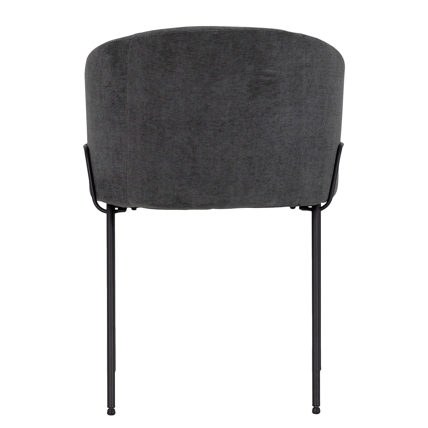 Tenzo Armlehnenstuhl Bud (2er-Set) - Webstoff / Metall - Grau 5 Tenzo Armlehnenstuhl Bud (2er-Set) - Webstoff / Metall - Grau – Bild 5