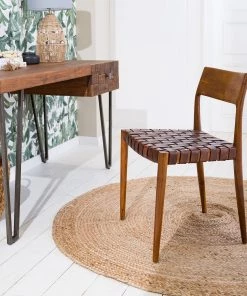 Ars manufacti Esszimmerstuhl Bourbourg - Echtleder / Teak massiv - Cognac -Deutschland Stühle Verkaufs-Shop 1000257232 220614 020 MOOD DETAILS P000000001000257232 mood