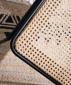 Ars manufacti Esszimmerstuhl Soru - Rattan / Eisen - Rattan / Schwarz -Deutschland Stühle Verkaufs-Shop 1000257235 220620 030 DETAILS P000000001000257235