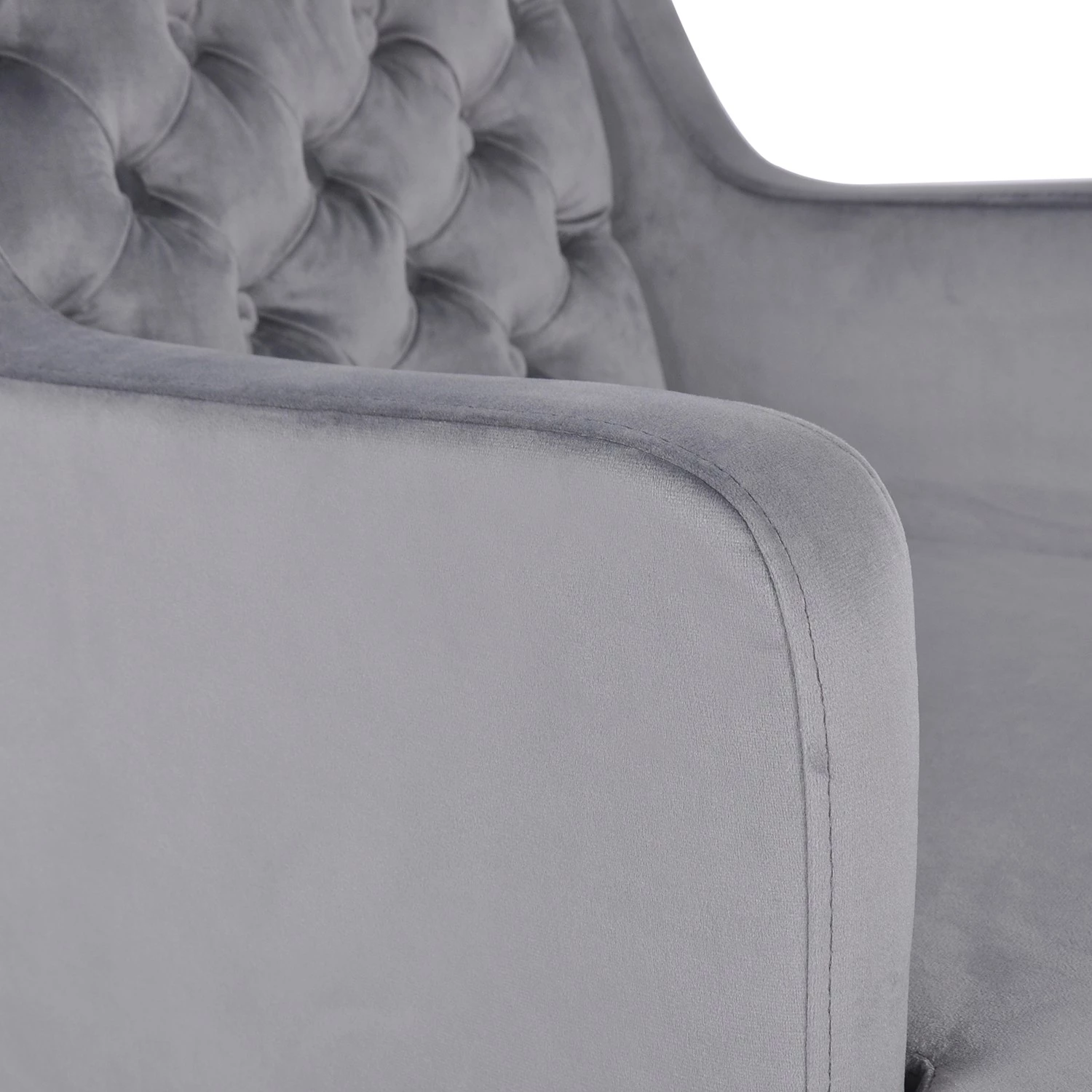 Maison Belfort Armlehnenstuhl Austin II - Grau - Eiche Hell 8 Maison Belfort Armlehnenstuhl Austin II - Grau - Eiche Hell – Bild 8