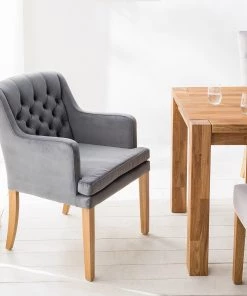 Maison Belfort Armlehnenstuhl Austin II - Grau - Eiche Hell 15 Maison Belfort Armlehnenstuhl Austin II - Grau - Eiche Hell -Deutschland Stühle Verkaufs-Shop 1000260667 220622 021 MOOD DETAILS P000000001000260667 mood