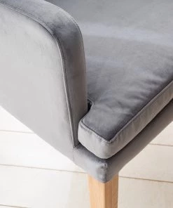 Maison Belfort Armlehnenstuhl Austin II - Grau - Eiche Hell 24 Maison Belfort Armlehnenstuhl Austin II - Grau - Eiche Hell -Deutschland Stühle Verkaufs-Shop 1000260667 220622 032 DETAILS P000000001000260667