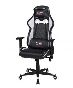 Duo Collection Gamingchair Game-Rocker G-20 - Kunstleder & Netzstoff / Nylon - Schwarz / Weiß