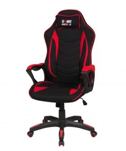 Duo Collection Gamingchair Game-Rocker R-10 - Webstoff / Nylon - Rot / Schwarz