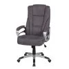 Duo Collection Chefsessel Mik - Microfaser / Nylon - Grau / Silber
