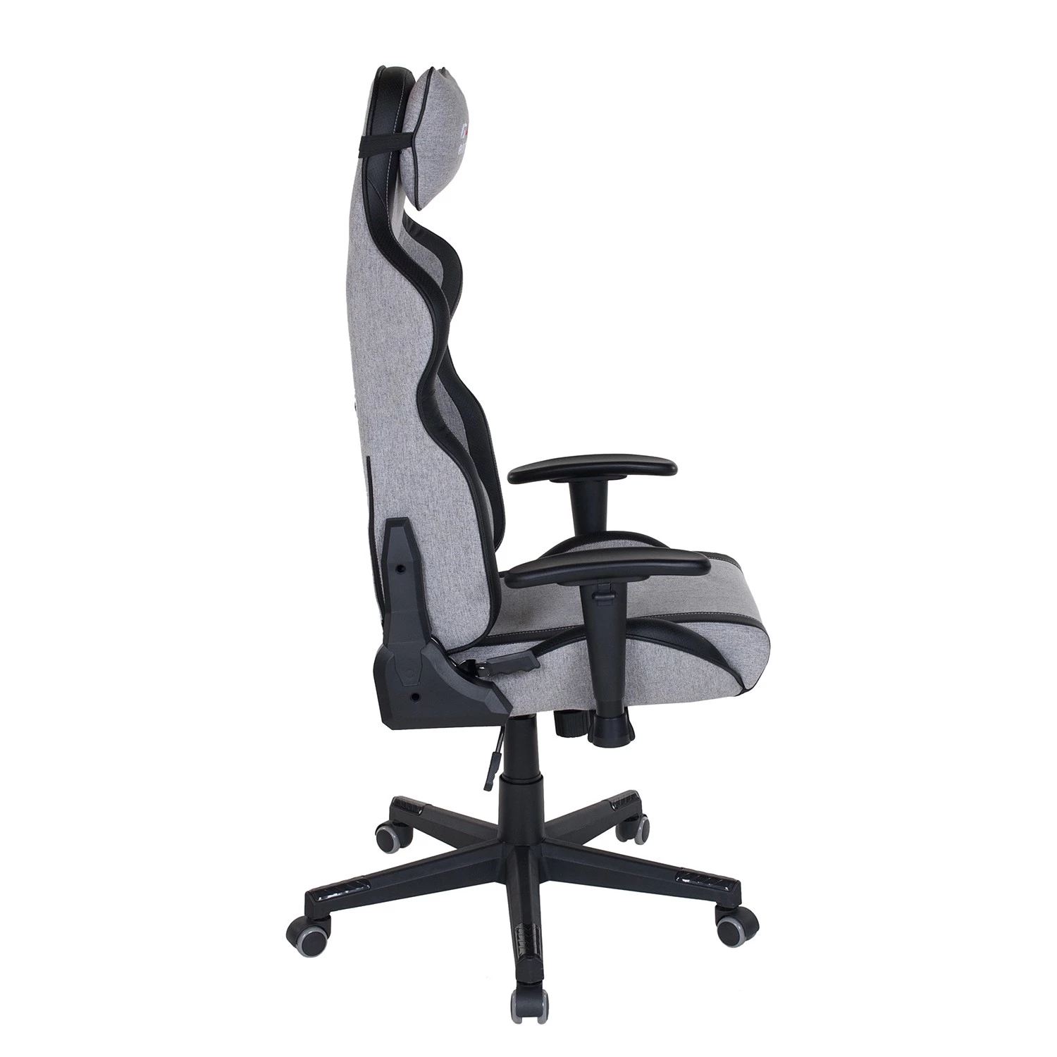 Duo Collection Gamingchair Game-Rocker G-20 II - Webstoff & Kunstleder / Nylon - Grau / Schwarz 2 Duo Collection Gamingchair Game-Rocker G-20 II - Webstoff & Kunstleder / Nylon - Grau / Schwarz – Bild 2
