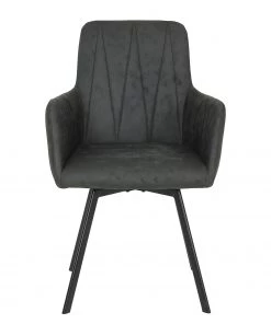 Red Living Armlehnenstuhl Kivioli (2er-Set) - Microfaser / Stahl - Anthrazit / Schwarz -Deutschland Stühle Verkaufs-Shop 1000263426 210430 11480900138 DETAILS P000000001000263426