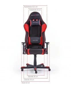 DXRacer Gaming Chair Racing R86 - Schwarz / Rot -Deutschland Stühle Verkaufs-Shop 1000264474 210521 07362600051 SKETCH DETAILS P000000001000264474 sketch