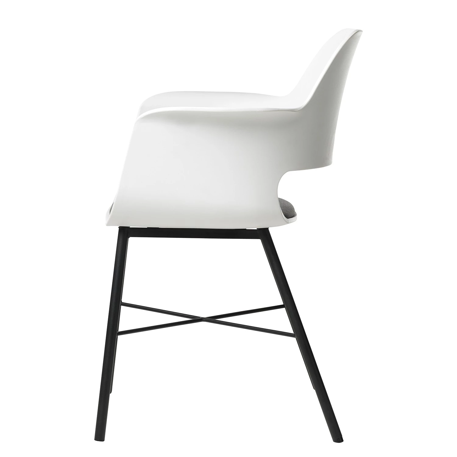 Red Living Armlehnenstuhl Feda - Weiß 3 Red Living Armlehnenstuhl Feda - Weiß – Bild 3