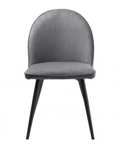 Red Living Esszimmerstuhl Delvin (2er-Set) - Webstoff / Metall - Grau / Schwarz -Deutschland Stühle Verkaufs-Shop 1000266966 210525 14343000198 DETAILS P000000001000266966