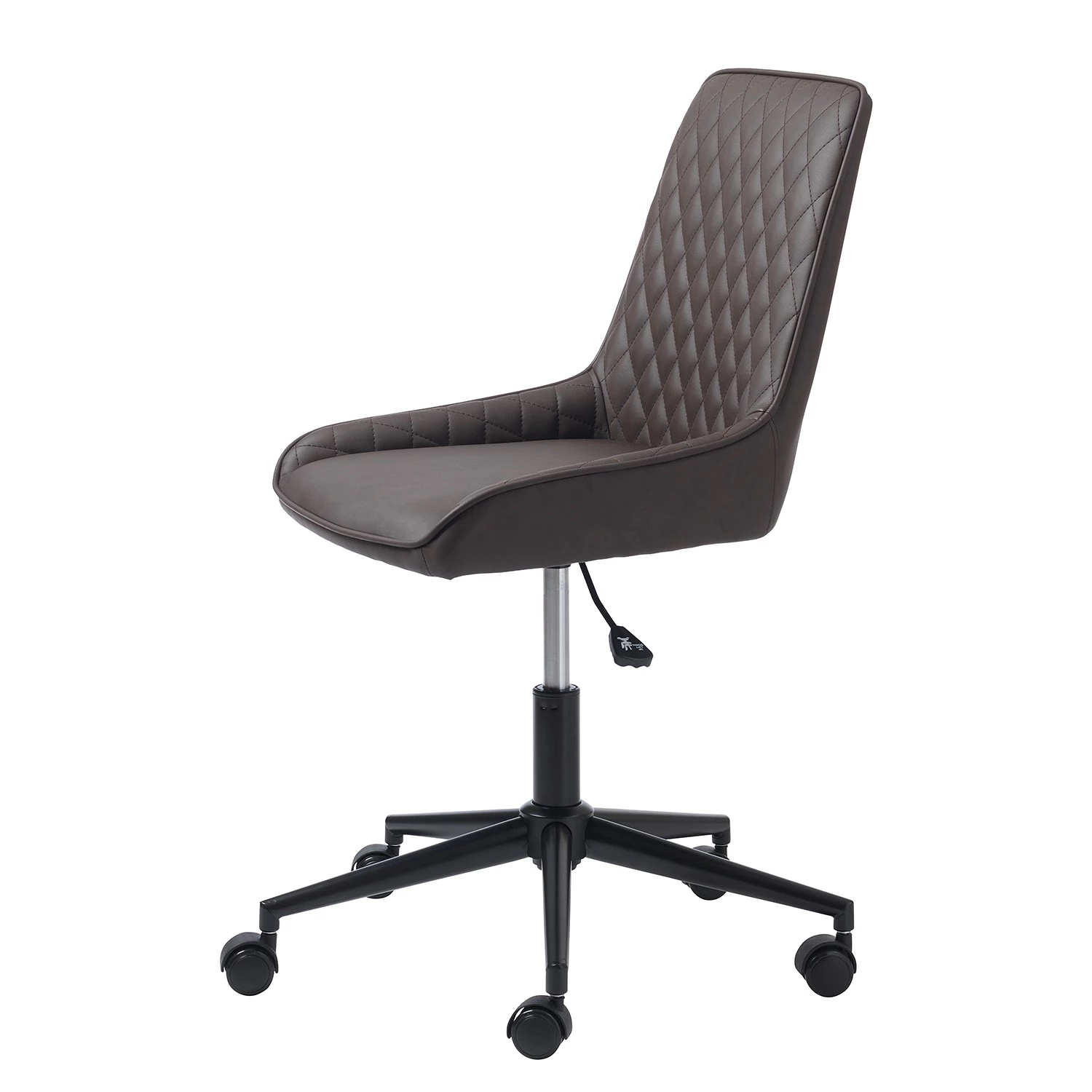 Red Living Bürodrehstuhl Dela II - Kunstleder / Metall - Dunkelbraun / Schwarz 5 Red Living Bürodrehstuhl Dela II - Kunstleder / Metall - Dunkelbraun / Schwarz – Bild 5