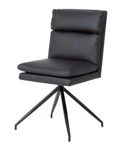 Fredriks Bürostuhl Abud - Kunstleder / Stahl - Schwarz