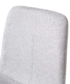 Fredriks Freischwinger Beal (2er-Set) - Leinen / Stahl - Lichtgrau / Schwarz -Deutschland Stühle Verkaufs-Shop 1000267827 220823 070 DETAILS P000000001000267827