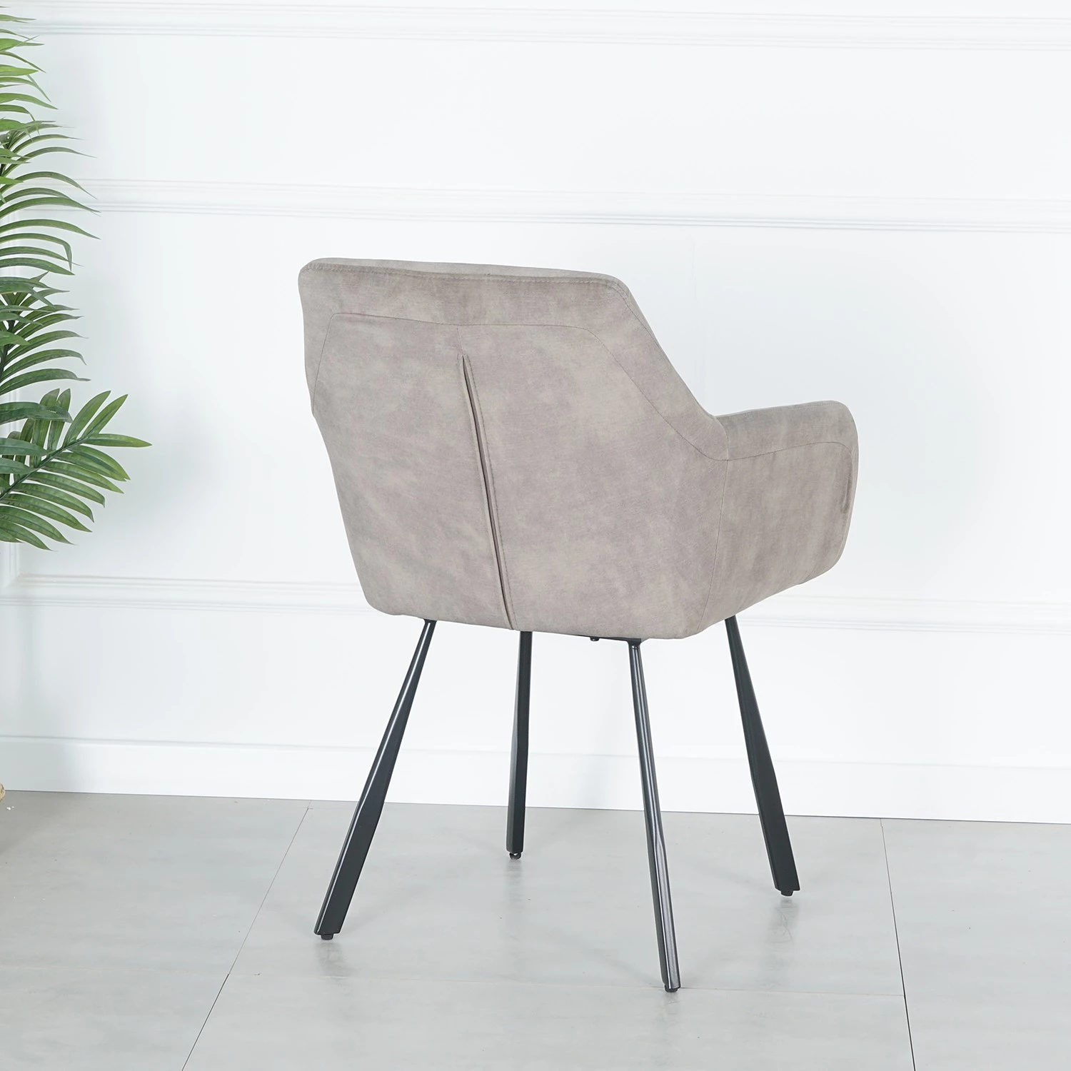 Ars manufacti Armlehnenstuhl Yuna - Taupe 3 Ars manufacti Armlehnenstuhl Yuna - Taupe – Bild 3