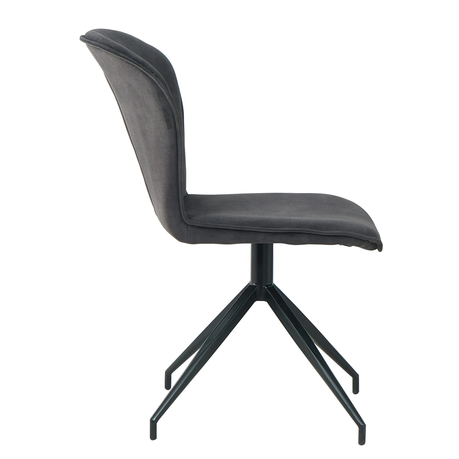 Ars manufacti Polsterstuhl Yves (2er-Set) - Dunkelgrau 8 Ars manufacti Polsterstuhl Yves (2er-Set) - Dunkelgrau – Bild 8