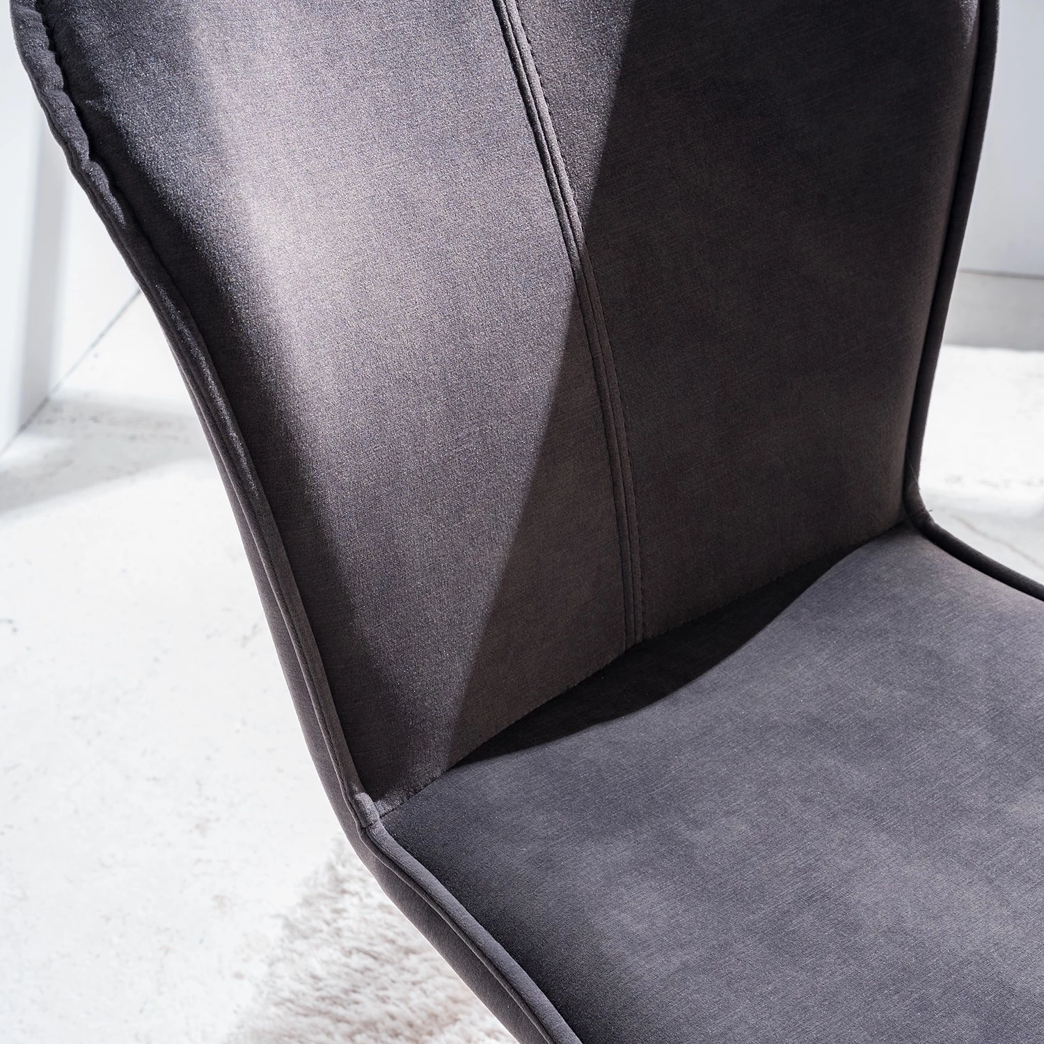 Ars manufacti Polsterstuhl Yves (2er-Set) - Dunkelgrau 14 Ars manufacti Polsterstuhl Yves (2er-Set) - Dunkelgrau – Bild 14