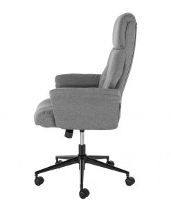 Furnitive Massagebürostuhl Barking - (mit Massagefunktion) - Flachgewebe / Metall - Grau / Schwarz -Deutschland Stühle Verkaufs-Shop 1000272622 220609 035 DETAILS P000000001000272622