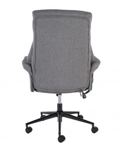 Furnitive Massagebürostuhl Barking - (mit Massagefunktion) - Flachgewebe / Metall - Grau / Schwarz -Deutschland Stühle Verkaufs-Shop 1000272622 220609 045 DETAILS P000000001000272622