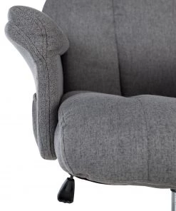 Furnitive Massagebürostuhl Barking - (mit Massagefunktion) - Flachgewebe / Metall - Grau / Schwarz -Deutschland Stühle Verkaufs-Shop 1000272622 220609 052 DETAILS P000000001000272622