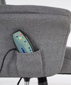 Furnitive Massagebürostuhl Barking - (mit Massagefunktion) - Flachgewebe / Metall - Grau / Schwarz -Deutschland Stühle Verkaufs-Shop 1000272622 220609 058 DETAILS P000000001000272622