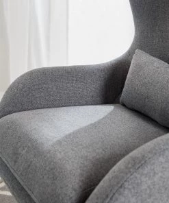 Furnitive Massagebürostuhl Barnard - (mit Massagefunktion) - Webstoff / Metall - Hellgrau / Chrom -Deutschland Stühle Verkaufs-Shop 1000272624 220629 023 MOOD DETAILS P000000001000272624 mood