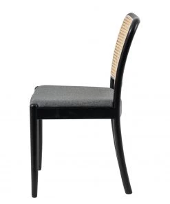 Studio Copenhagen Esszimmerstuhl Cutis (2er-Set) - Rattan & Webstoff / Buche massiv - Grau -Deutschland Stühle Verkaufs-Shop 1000273459 220420 035 DETAILS P000000001000273459