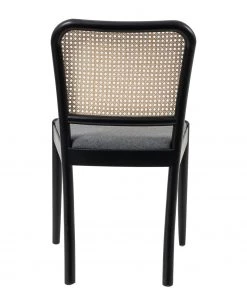 Studio Copenhagen Esszimmerstuhl Cutis (2er-Set) - Rattan & Webstoff / Buche massiv - Grau -Deutschland Stühle Verkaufs-Shop 1000273459 220420 040 DETAILS P000000001000273459