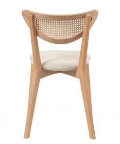 Studio Copenhagen Esszimmerstuhl Danny (2er-Set) - Rattan & Webstoff / Buche massiv - Rattan & Creme / Buche -Deutschland Stühle Verkaufs-Shop 1000273461 220420 040 DETAILS P000000001000273461