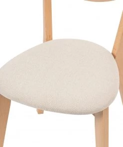 Studio Copenhagen Esszimmerstuhl Danny (2er-Set) - Rattan & Webstoff / Buche massiv - Rattan & Creme / Buche -Deutschland Stühle Verkaufs-Shop 1000273461 220420 050 DETAILS P000000001000273461