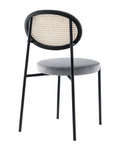 Studio Copenhagen Esszimmerstuhl Davie (2er-Set) - Rattan & Webstoff / Metall - Lichtgrau 9 Studio Copenhagen Esszimmerstuhl Davie (2er-Set) - Rattan & Webstoff / Metall - Lichtgrau -Deutschland Stühle Verkaufs-Shop 1000273463 220517 040 DETAILS P000000001000273463