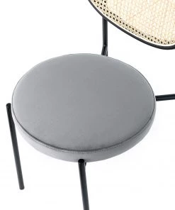 Studio Copenhagen Esszimmerstuhl Davie (2er-Set) - Rattan & Webstoff / Metall - Lichtgrau 11 Studio Copenhagen Esszimmerstuhl Davie (2er-Set) - Rattan & Webstoff / Metall - Lichtgrau -Deutschland Stühle Verkaufs-Shop 1000273463 220517 050 DETAILS P000000001000273463