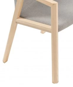 Mørteens Armlehnenstuhl Edey - Webstoff / Esche massiv - Hellgrau / Esche -Deutschland Stühle Verkaufs-Shop 1000273468 220420 055 DETAILS P000000001000273468