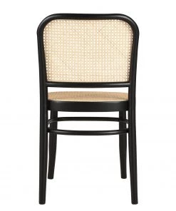 Studio Copenhagen Esszimmerstuhl Daru (2er-Set) - Rattan / Buche massiv - Rattan / Schwarz -Deutschland Stühle Verkaufs-Shop 1000273472 220816 050 DETAILS P000000001000273472