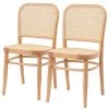 Studio Copenhagen Esszimmerstuhl Sawl I (2er-Set) - Rattan / Buche massiv - Rattan / Buche
