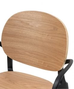 Studio Copenhagen Armlehnenstuhl Day (2er-Set) - Polywood / Kunststoff - Eiche Dekor / Schwarz -Deutschland Stühle Verkaufs-Shop 1000273479 220420 045 DETAILS P000000001000273479